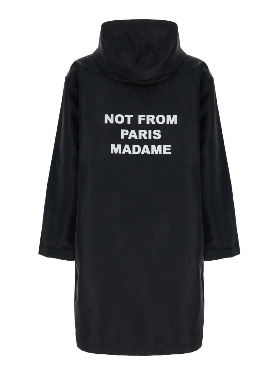 Geaca parka DRÔLE DE MONSIEUR neagra - Img 2