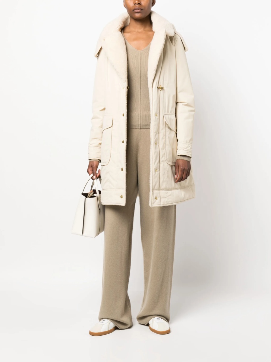Geaca Parka Fay neutra din polyester si bumbac - Img 2