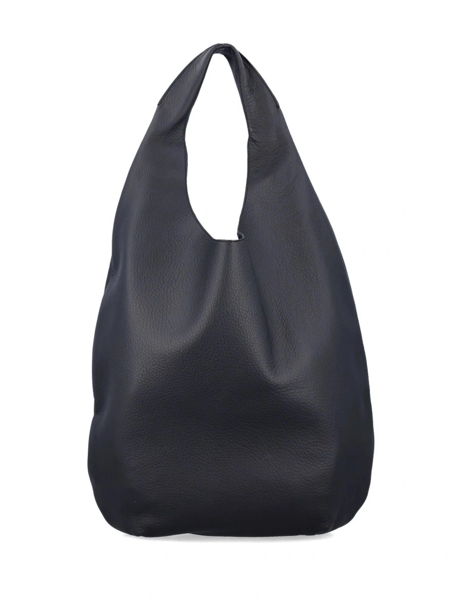 Geanta de mana A.P.C. neagra din piele - Img 2