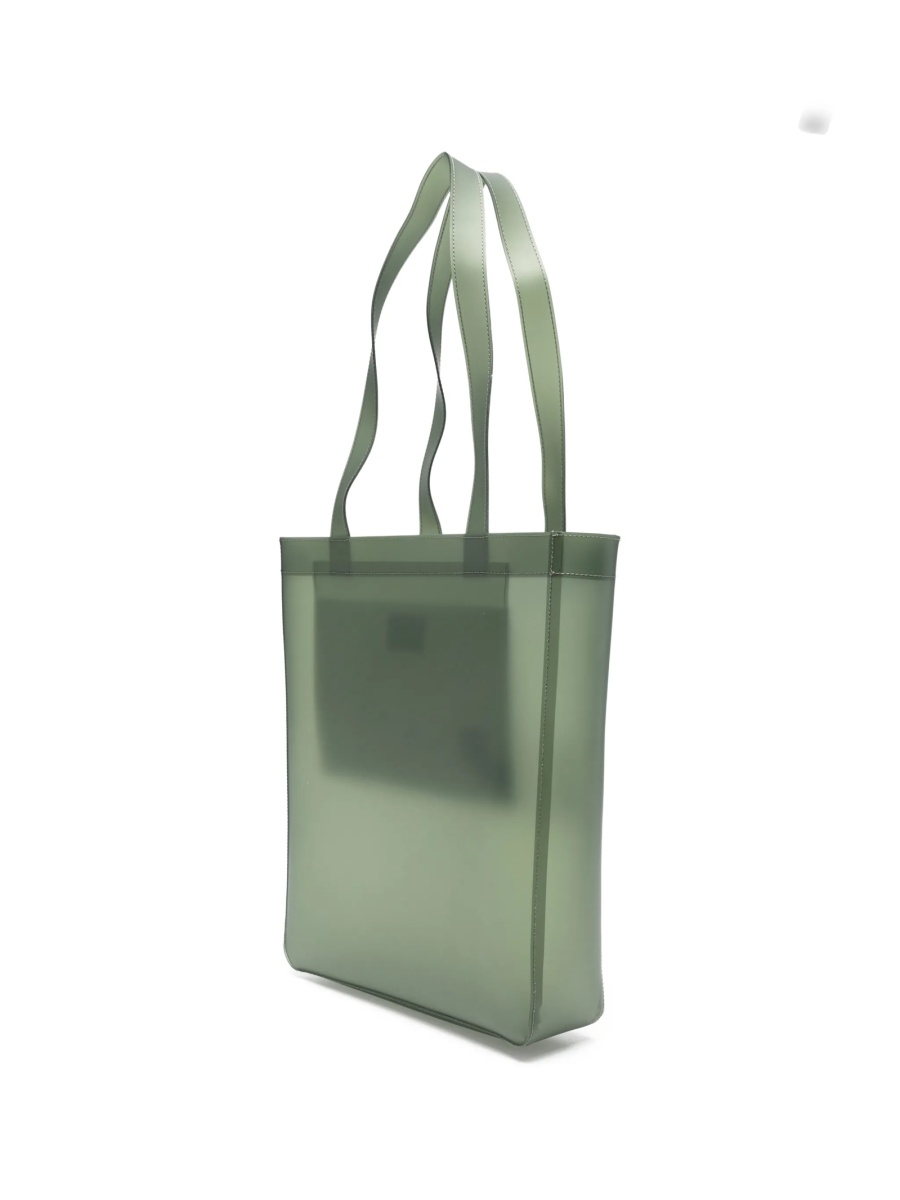 Geanta de mana A.P.C. verde din tpu - Img 3