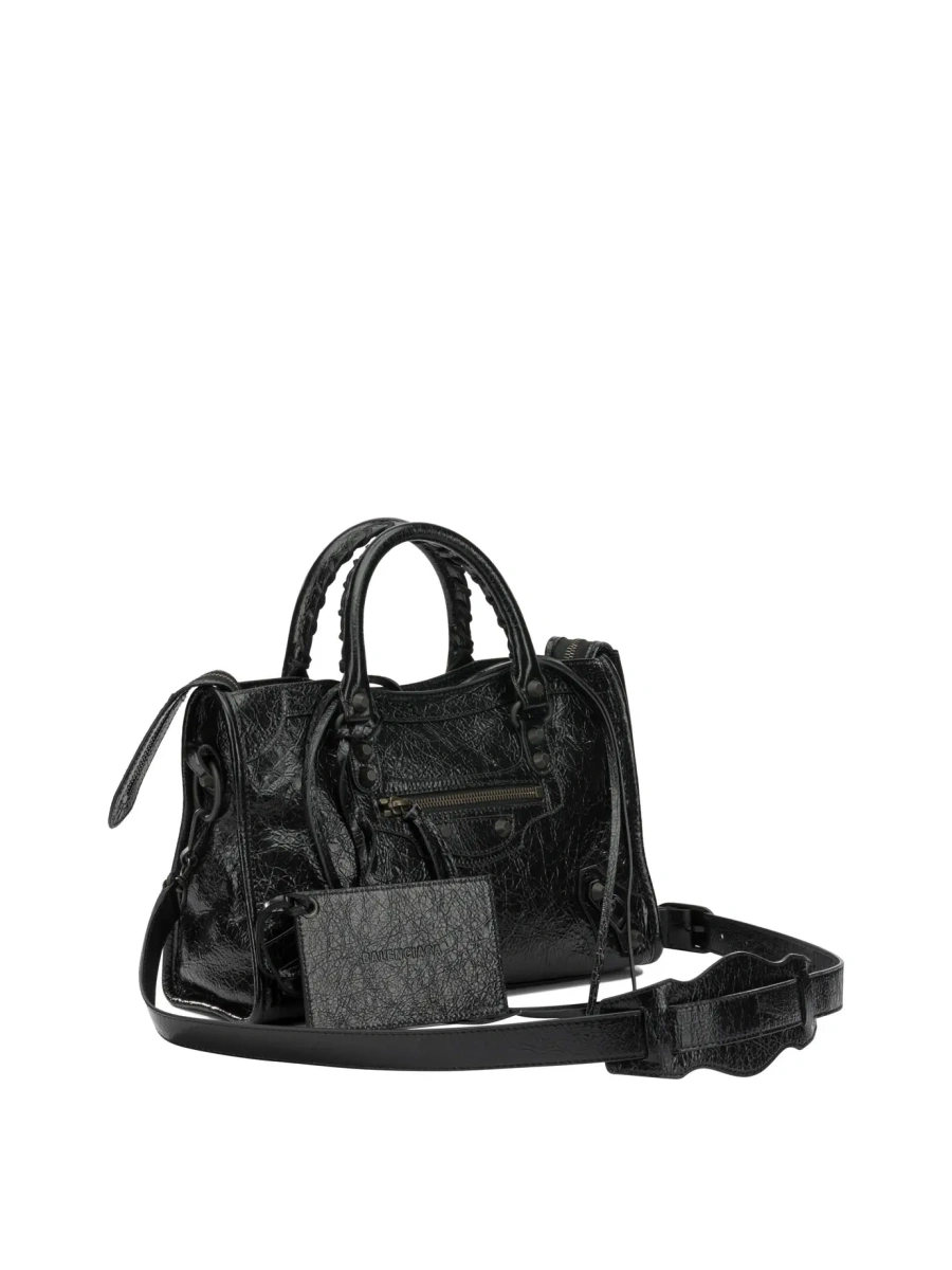 Geanta de mana Balenciaga 'City' neagra - Img 2
