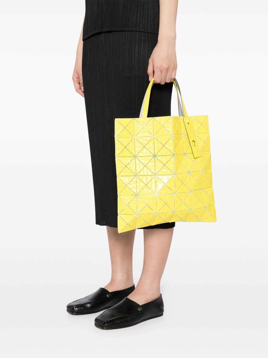 Geanta de mana BAO BAO ISSEY MIYAKE galbena din pvc - Img 2