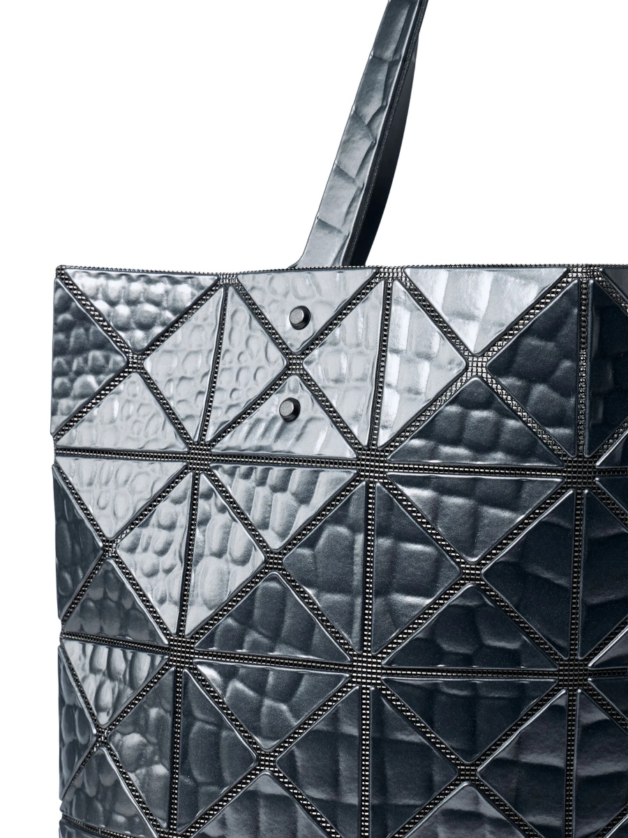 Geanta de mana BAO BAO ISSEY MIYAKE gri din piele eco si polyester - Img 3