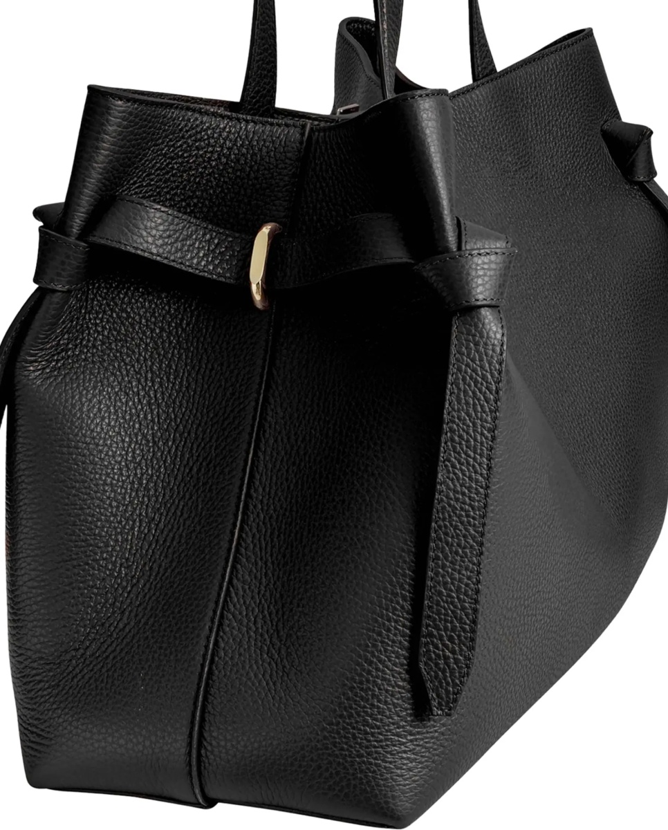 Geanta de mana Borsa Tote "Gyoza" In Pelle - Img 4