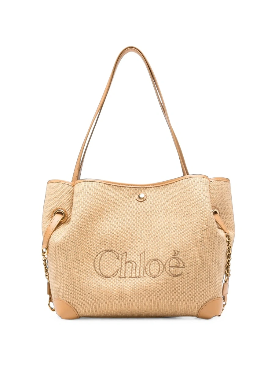 Geanta de mana Chloe bej 'Chloe Clover' - Img 8