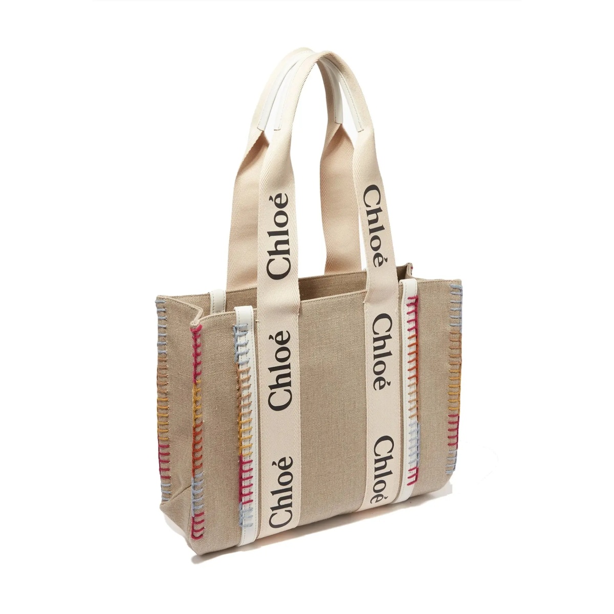 Geanta de mana Chloé Woody Medium Tote Bag - Img 2
