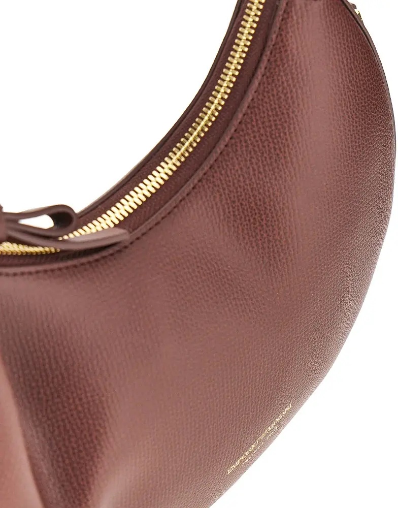 Geanta de mana 'Emporio Armani 1981' leather mini hobo bag - Img 4