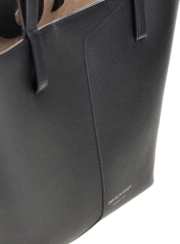 Geanta de mana 'Emporio Armani 1981' leather tote bag - Img 4