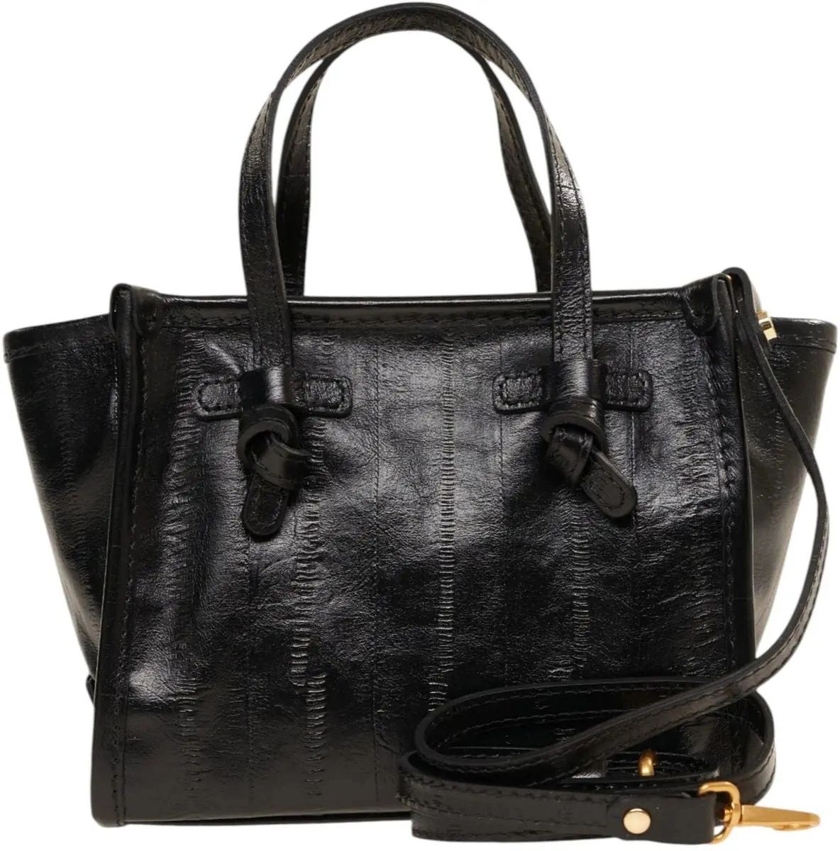 Geanta de mana GIANNI CHIARINI neagra din piele - Img 4
