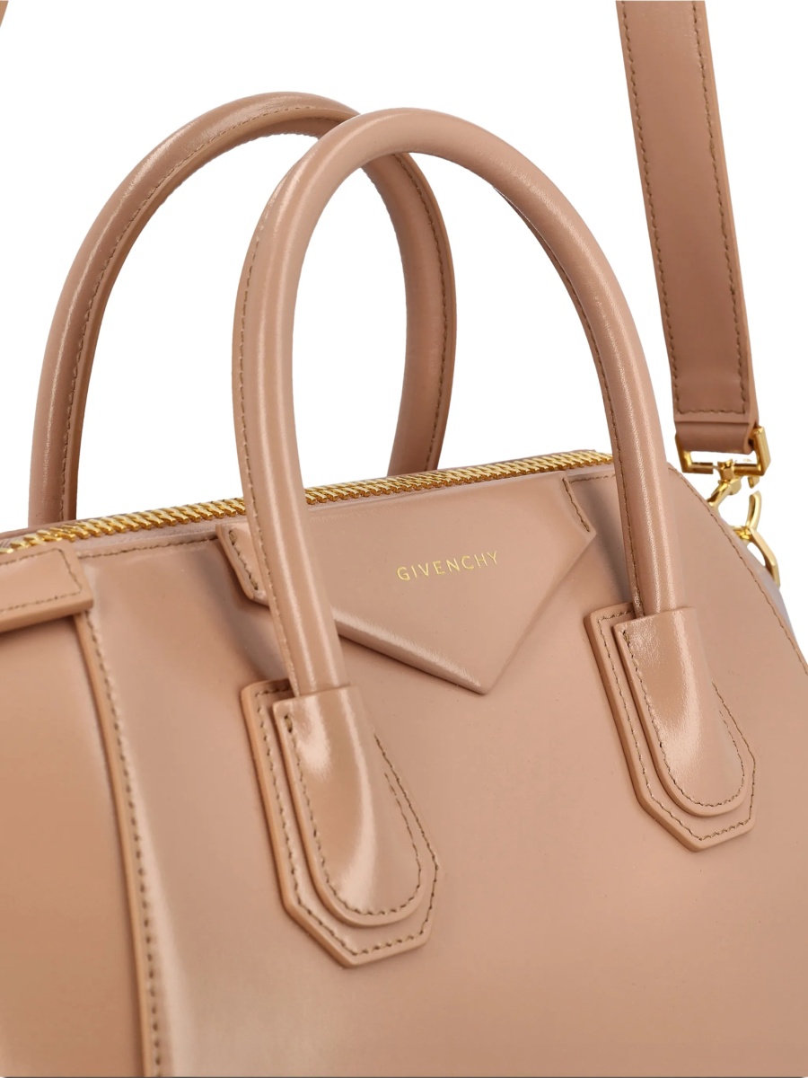 Geanta de mana Givenchy antigona neutra din piele - Img 4