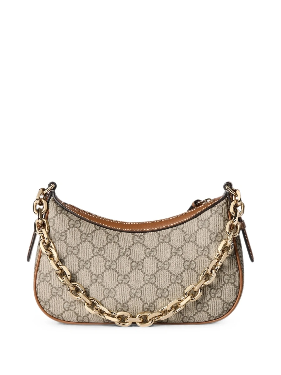 Geanta de mana Gucci neutra din material textil - Img 2