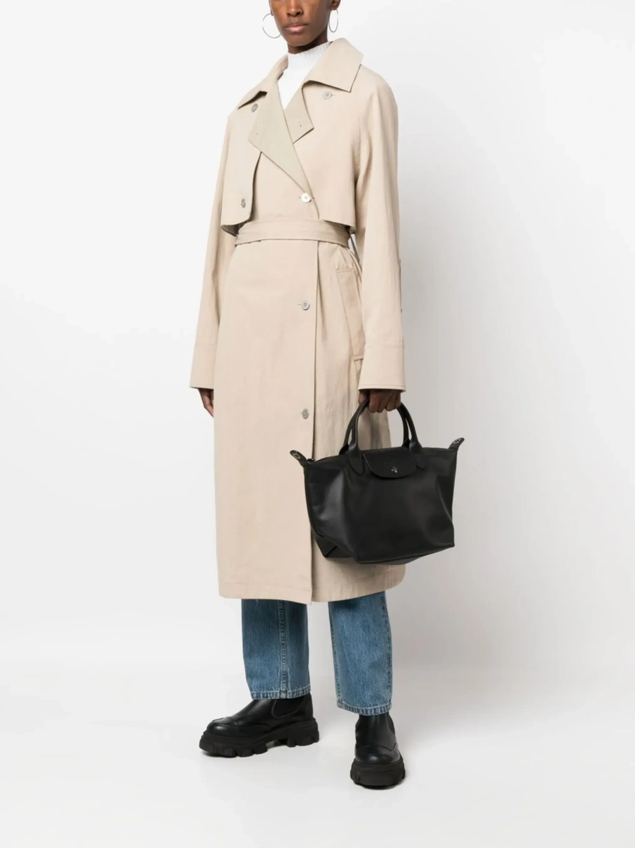 Geanta de mana Handbag 'Le Pliage Xtra' with Black Leather Handles for Women - Img 4