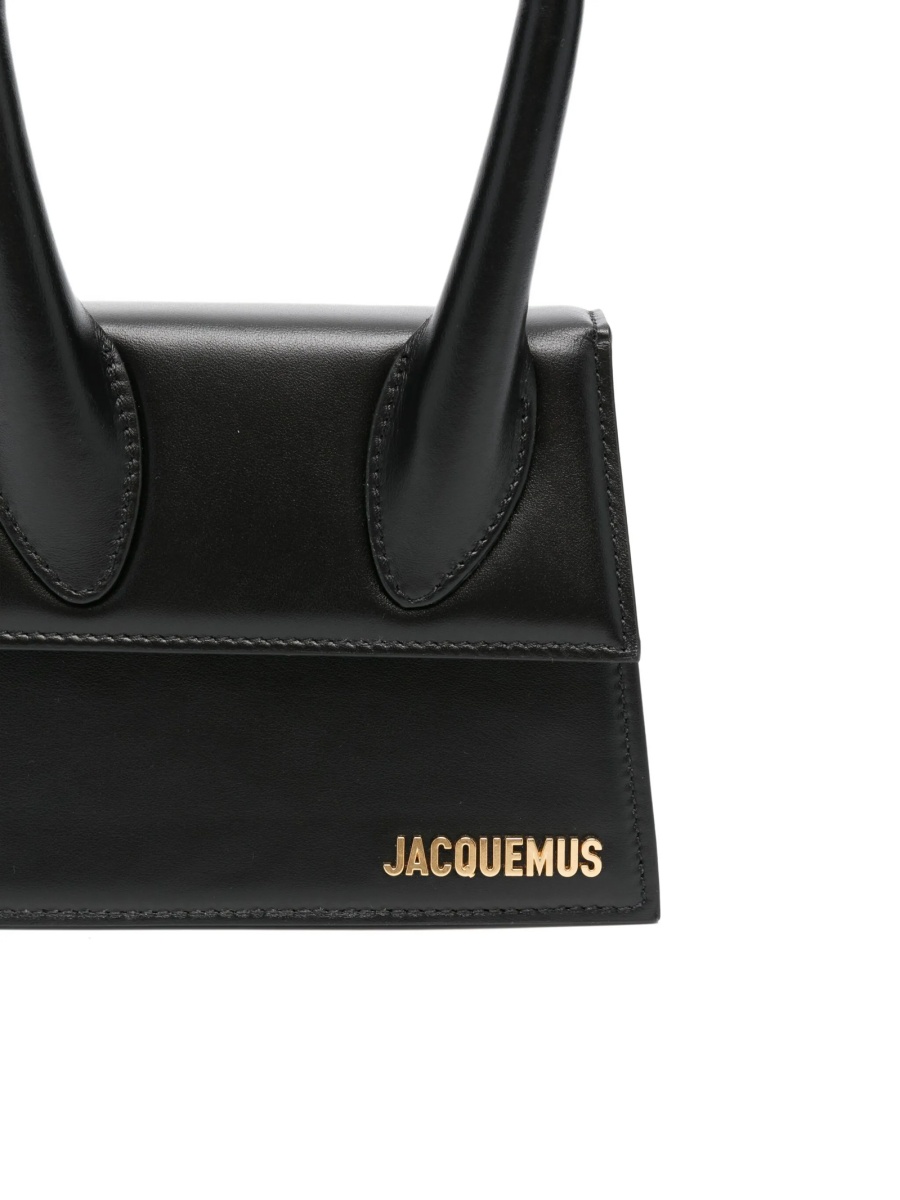 Geanta de mana JACQUEMUS Chiquito neagra din piele - Img 4