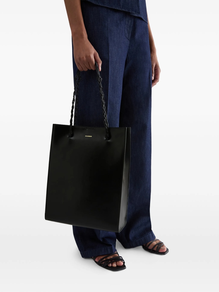 Geanta de mana Jil Sander neagra din piele - Img 2