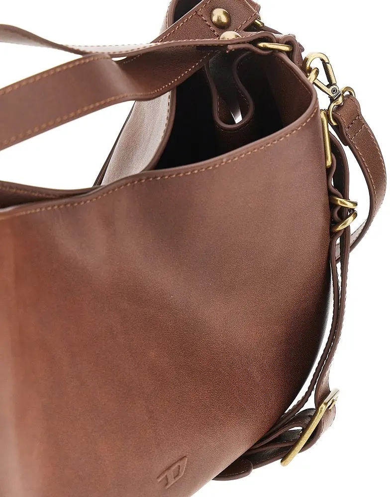 Geanta de mana Leather medium 'D-One' bag - Img 4