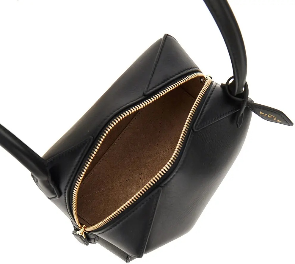 Geanta de mana Leather small 'Le Bouledogue' bag - Img 3