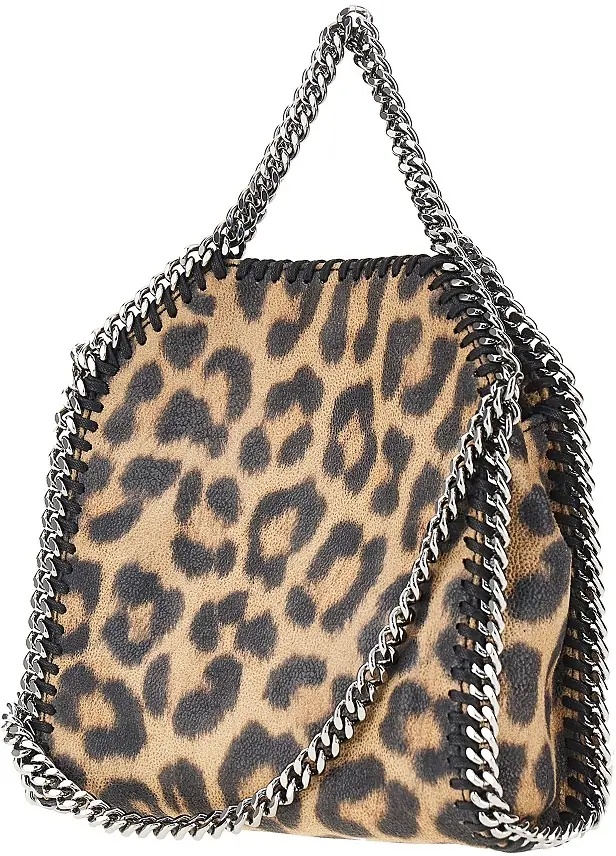 Geanta de mana Leopard-print 'Tiny Falabella' bag - Img 2