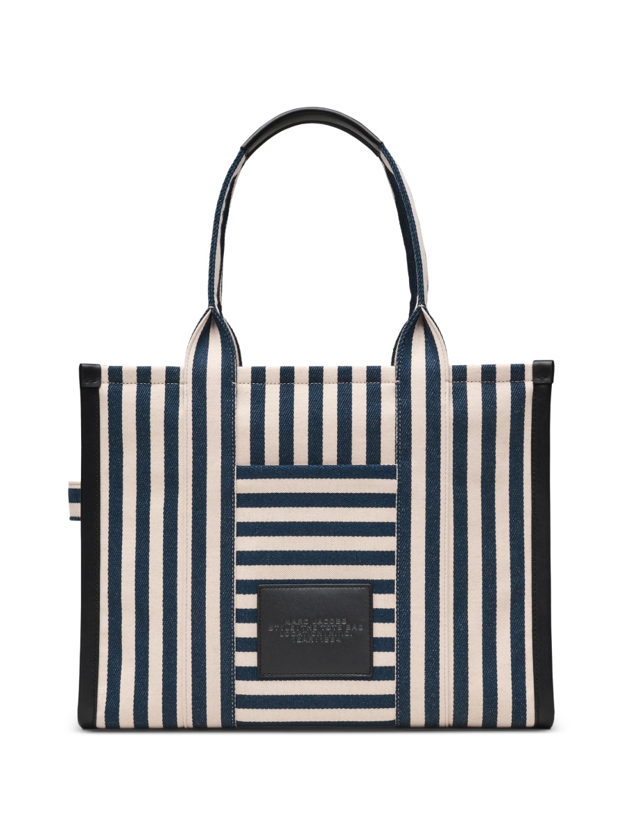 Geanta de mana Marc Jacobs albastra din bumbac si in - Img 4