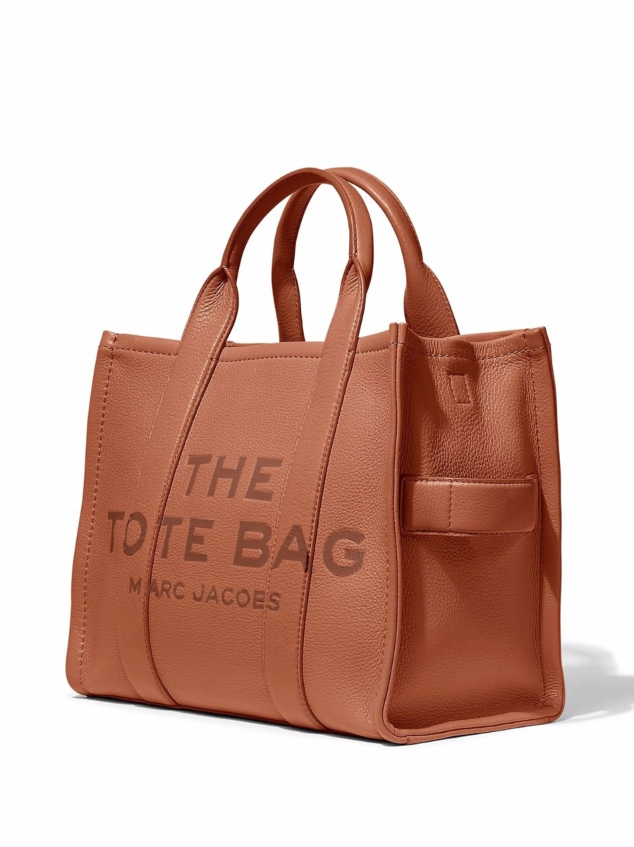 Geanta de mana Marc Jacobs maro din piele - Img 4