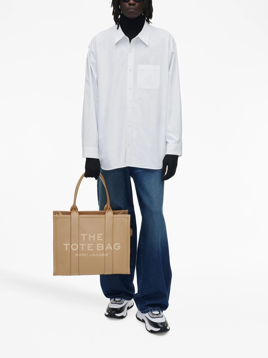 Geanta de mana Marc Jacobs maro din piele - Img 2