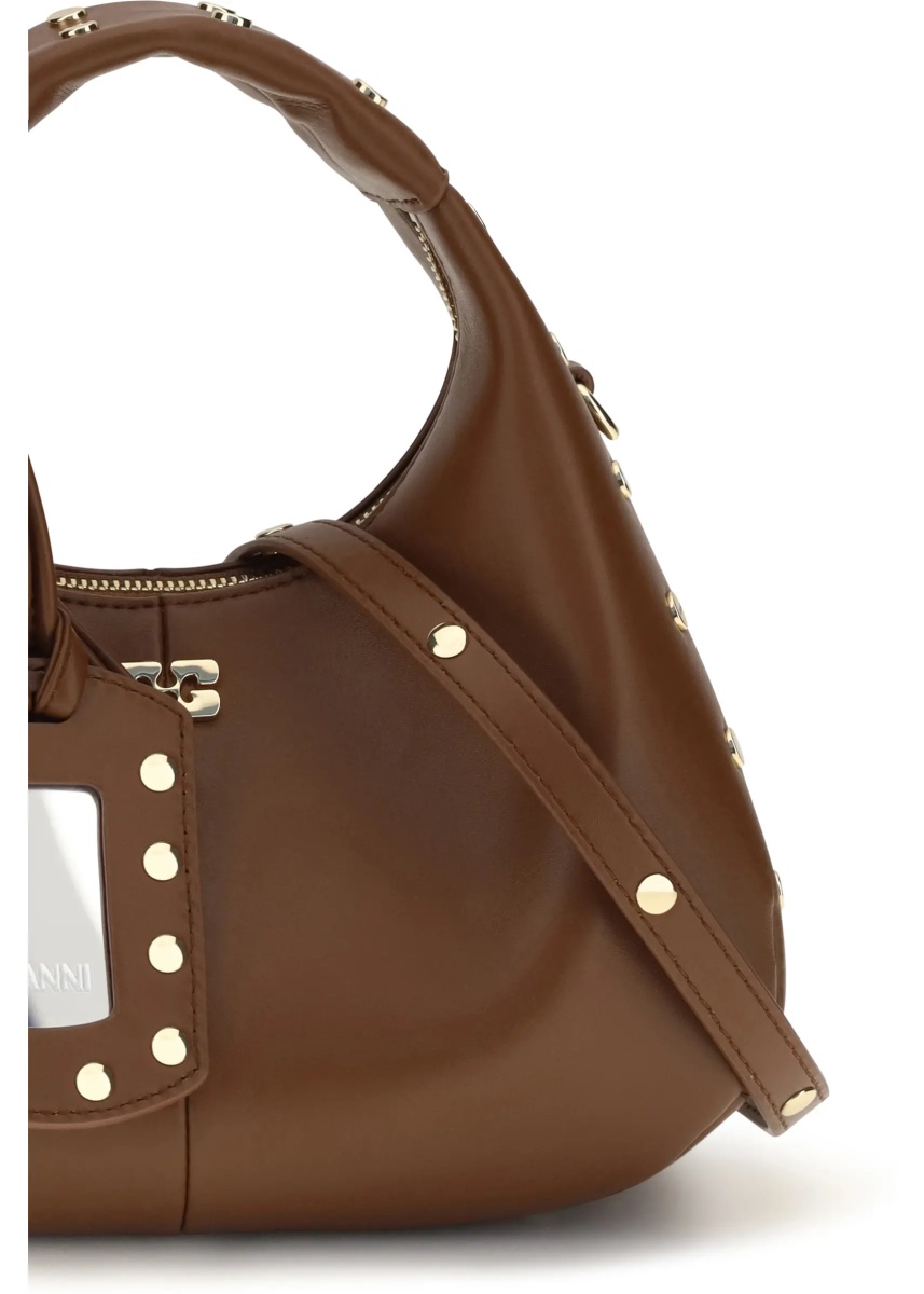 Geanta de mana Mini studded Hobo Handbag - Img 4