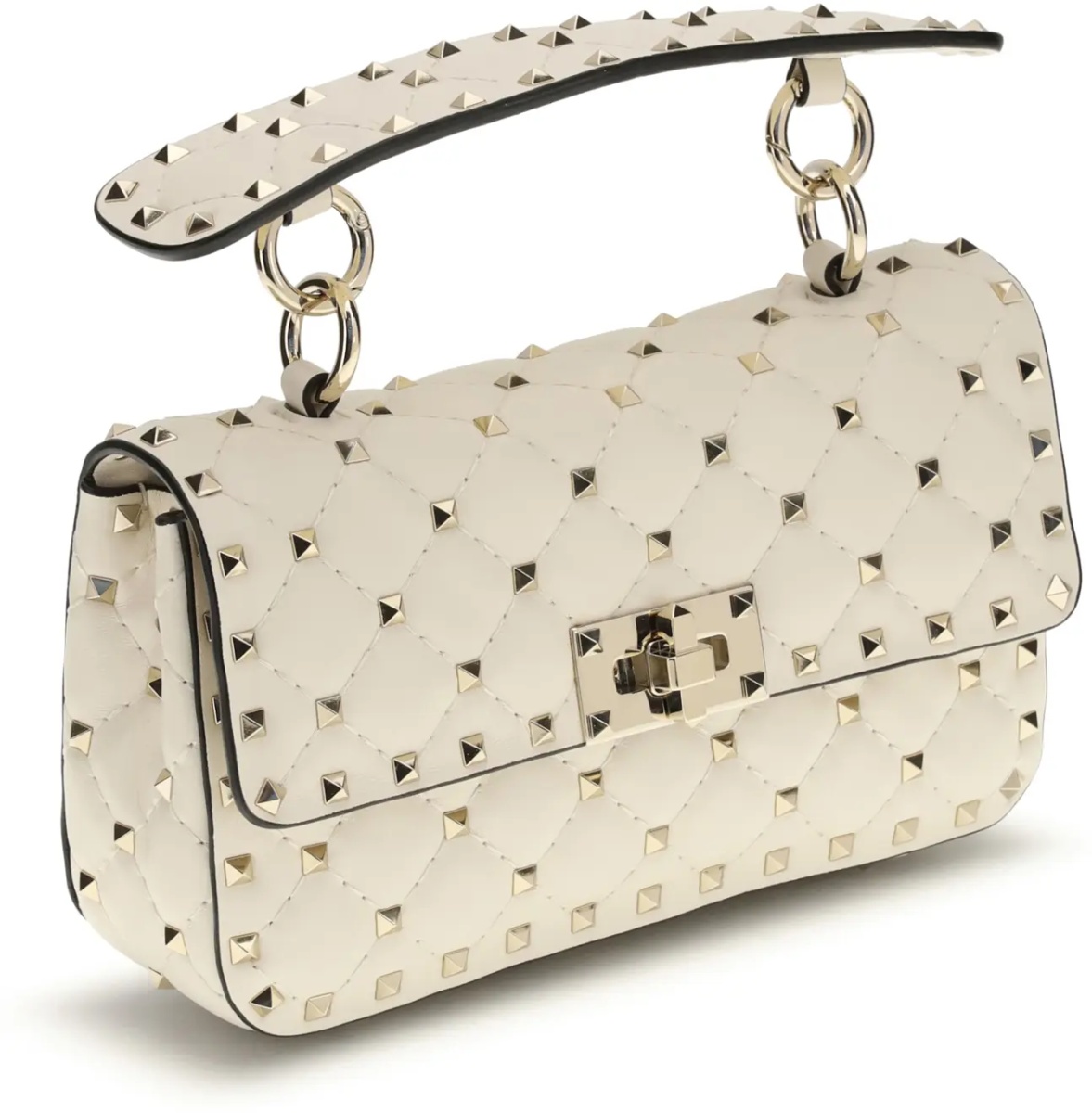 Geanta de mana Rockstud Spike mini Top Handle Bag in nappa - Img 2