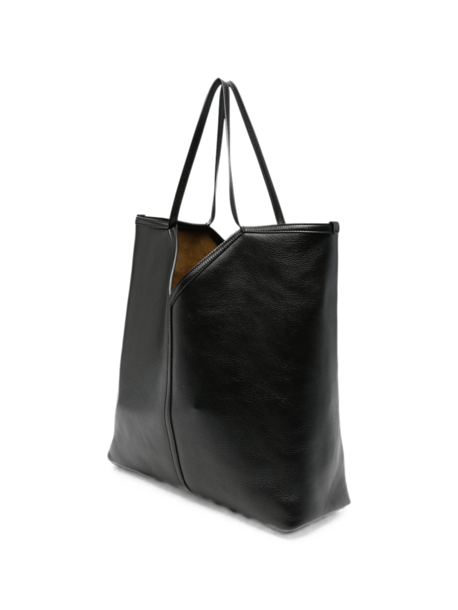 Geanta de mana Saint Laurent neagra din piele - Img 3
