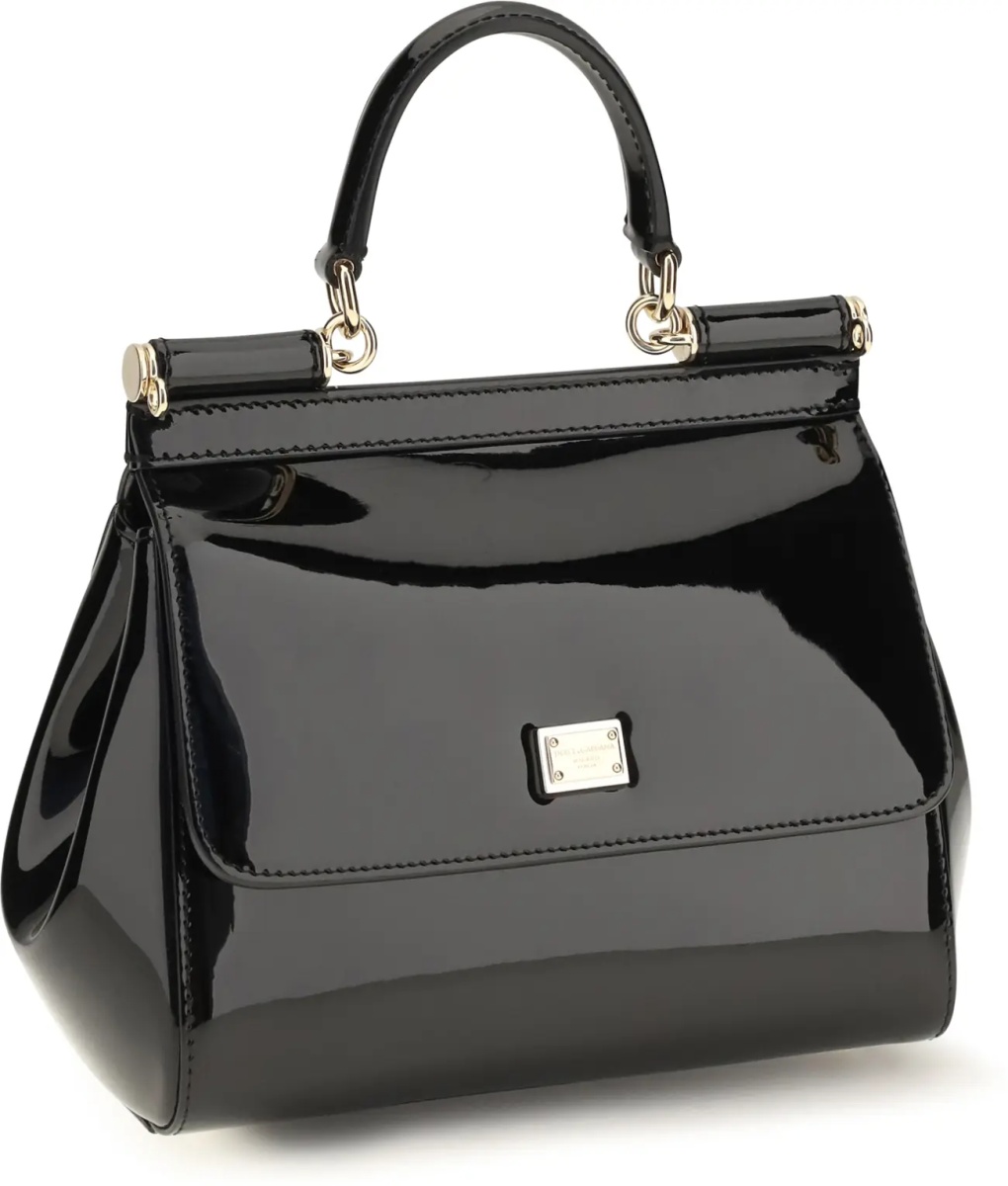 Geanta de mana Small Sicily patent leather Handbag - Img 2