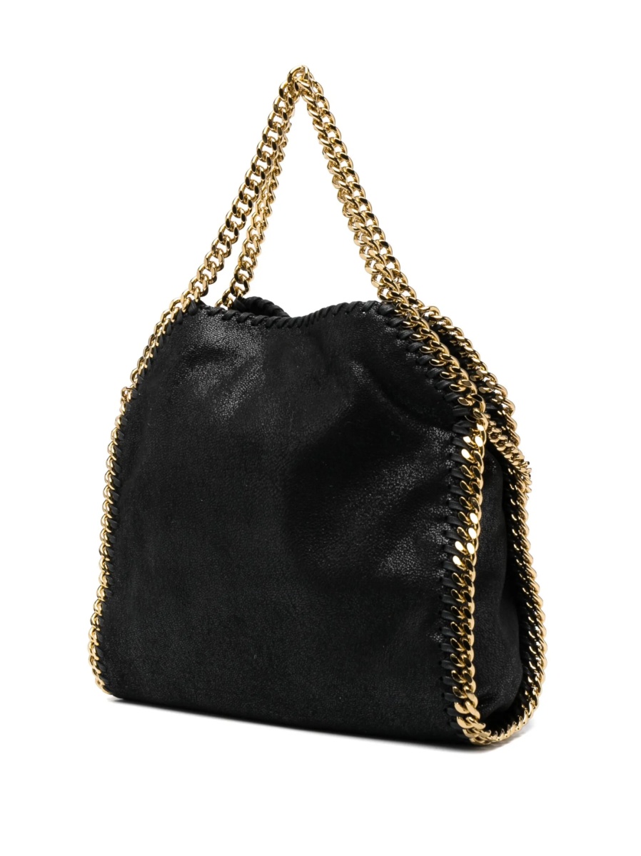 Geanta de mana Stella McCartney falabella neagra din polyester - Img 4