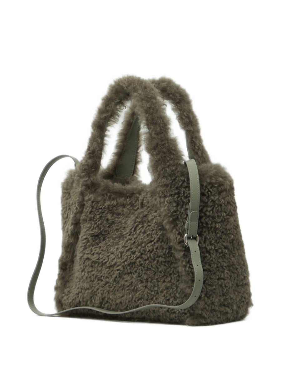 Geanta de mana Stella McCartney gri din polyester - Img 2