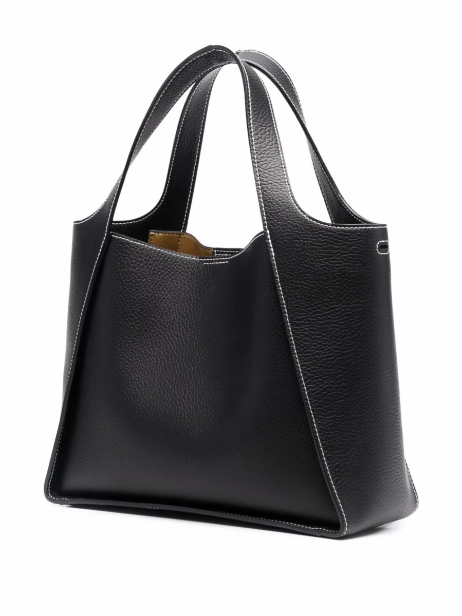 Geanta de mana Stella McCartney neagra din poliamida si poliuretan - Img 3