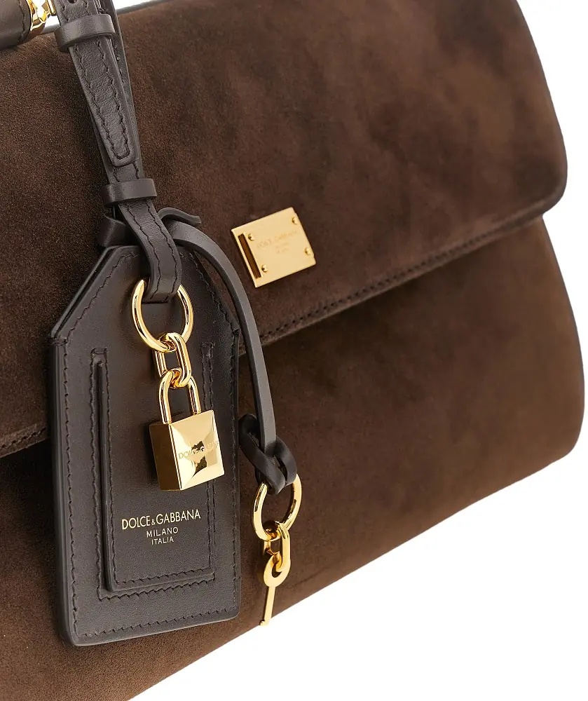 Geanta de mana Suede leather 'My Sicily' handbag - Img 4