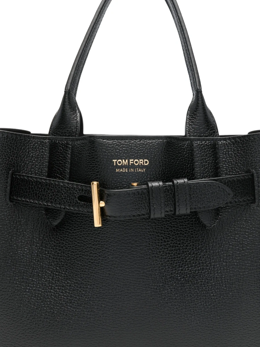 Geanta de mana Tom Ford neagra din piele 'Audrey Piccola' - Img 6