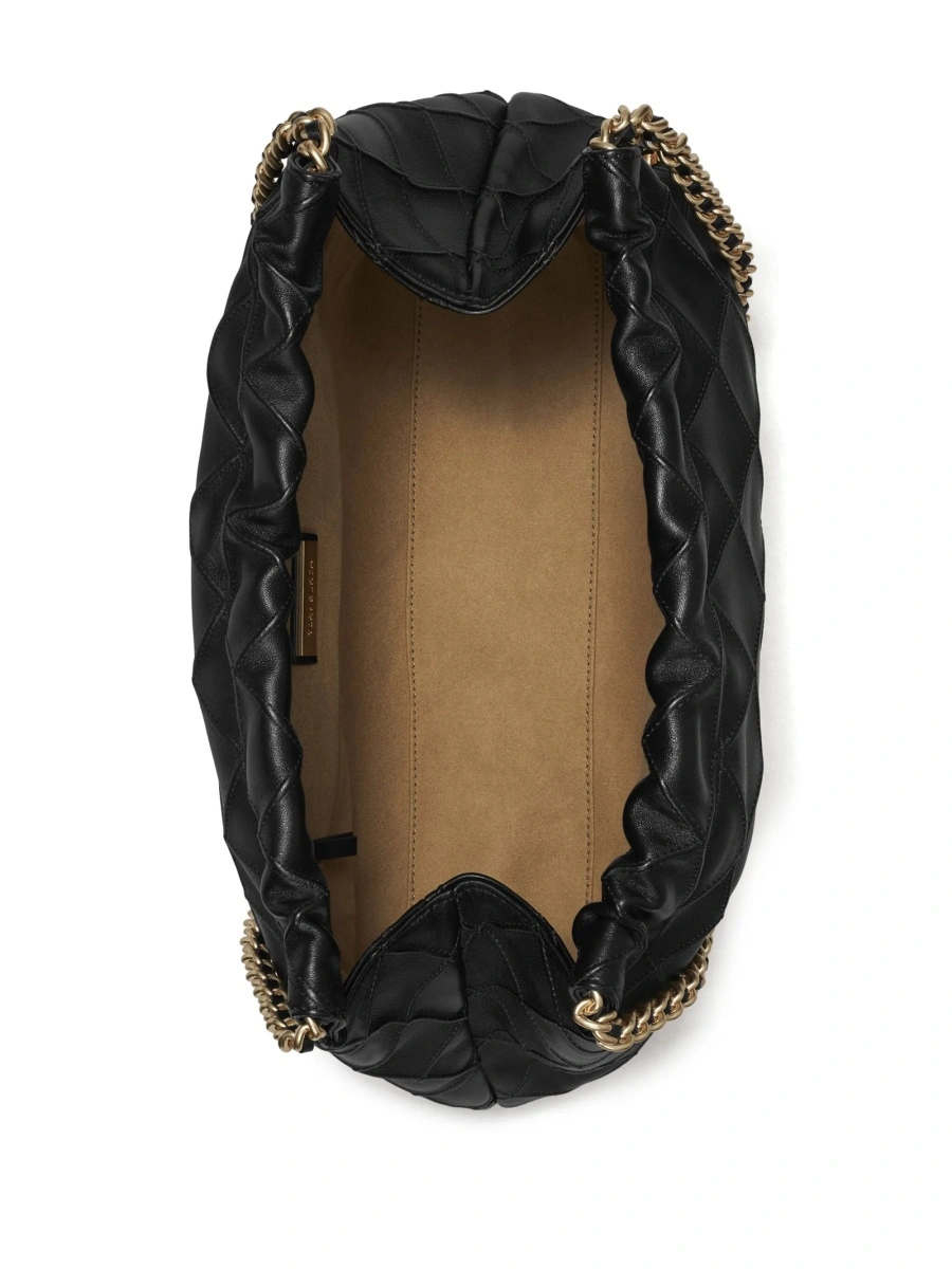 Geanta de mana Tory Burch fleming neagra din piele - Img 5