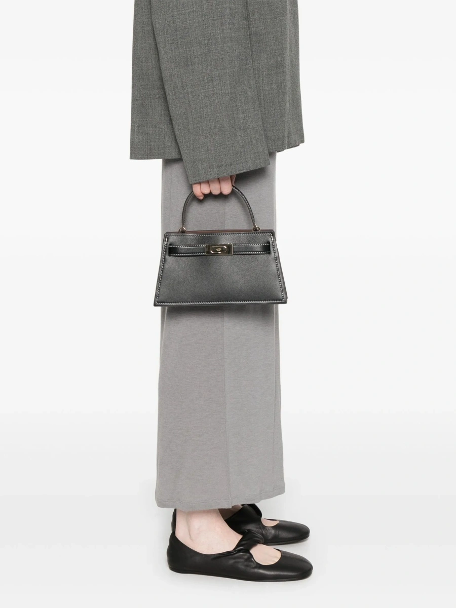 Geanta de mana Tory Burch neagra din piele - Img 2