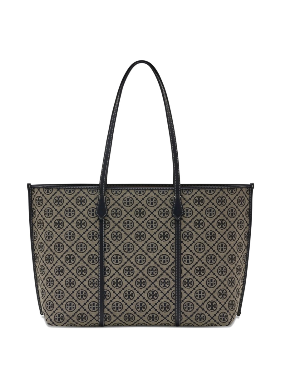 Geanta de mana Tory Burch neutra din bumbac - Img 3