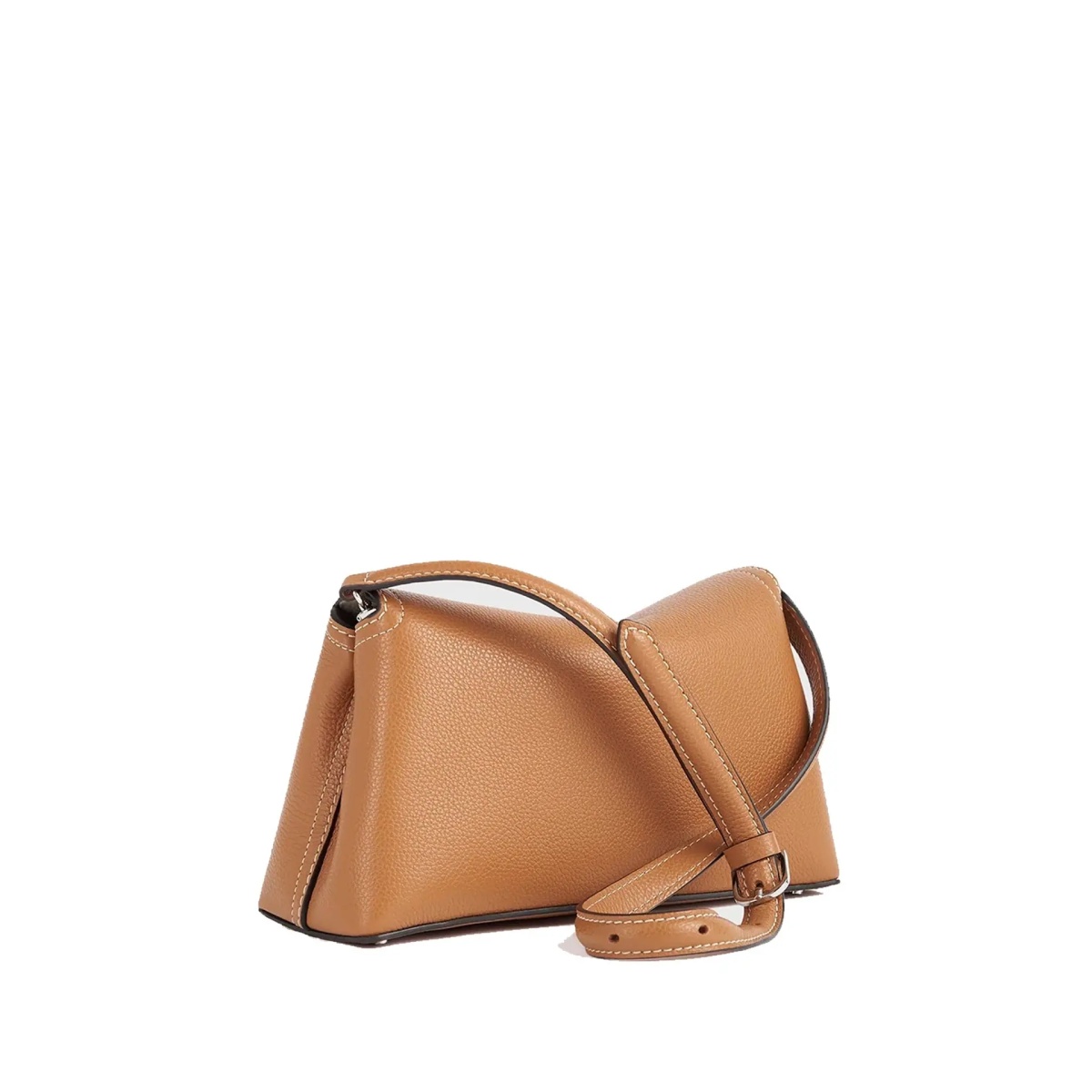 Geanta de mana TOTÊME Toteme T-Lock grained-leather clutch Bag - Img 2