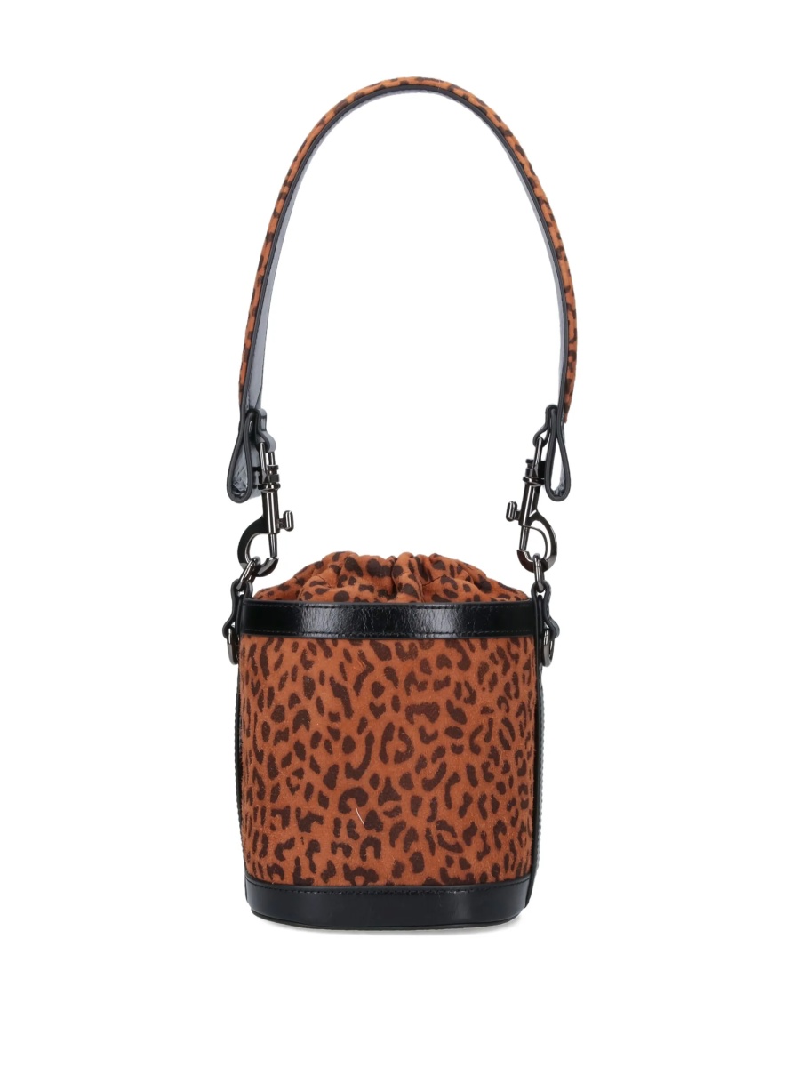 Geanta de mana Vivienne Westwood maro din piele - Img 3