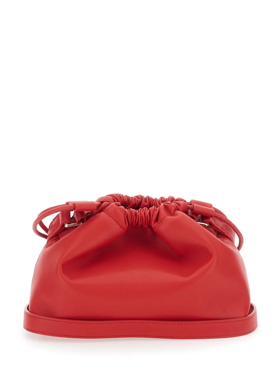 Geanta de umar A.P.C. 'Ninon Mini' Red Crossbody bag with Engraved Logo on the Front and Adjustable Ecoleather Strap in for Women - Img 2