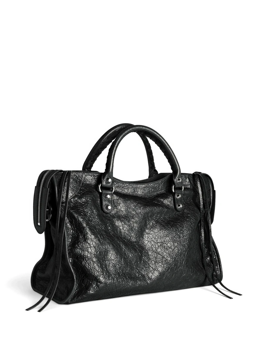 Geanta de umar Balenciaga neagra - Img 4