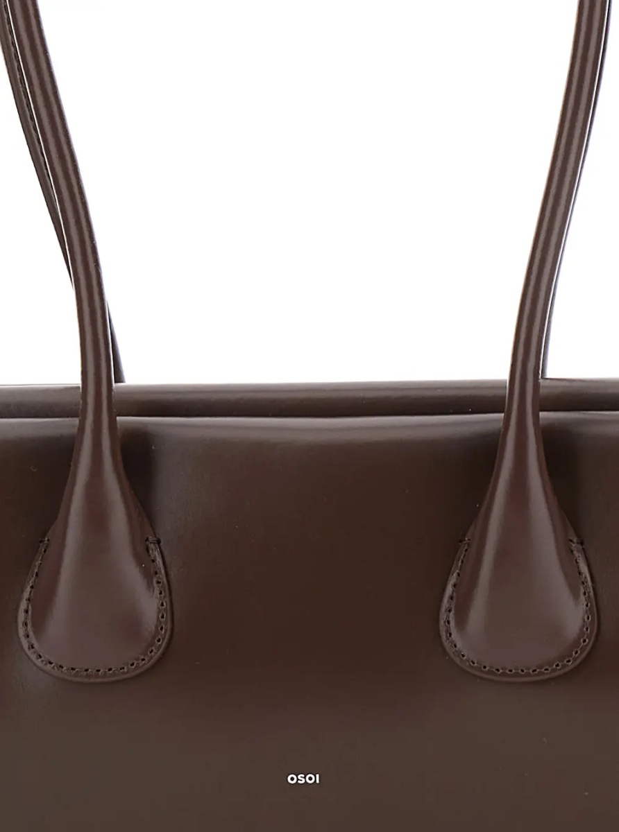 Geanta de umar BOATWIDE MINI shoulder bag in leather and brown color unisex - Img 5