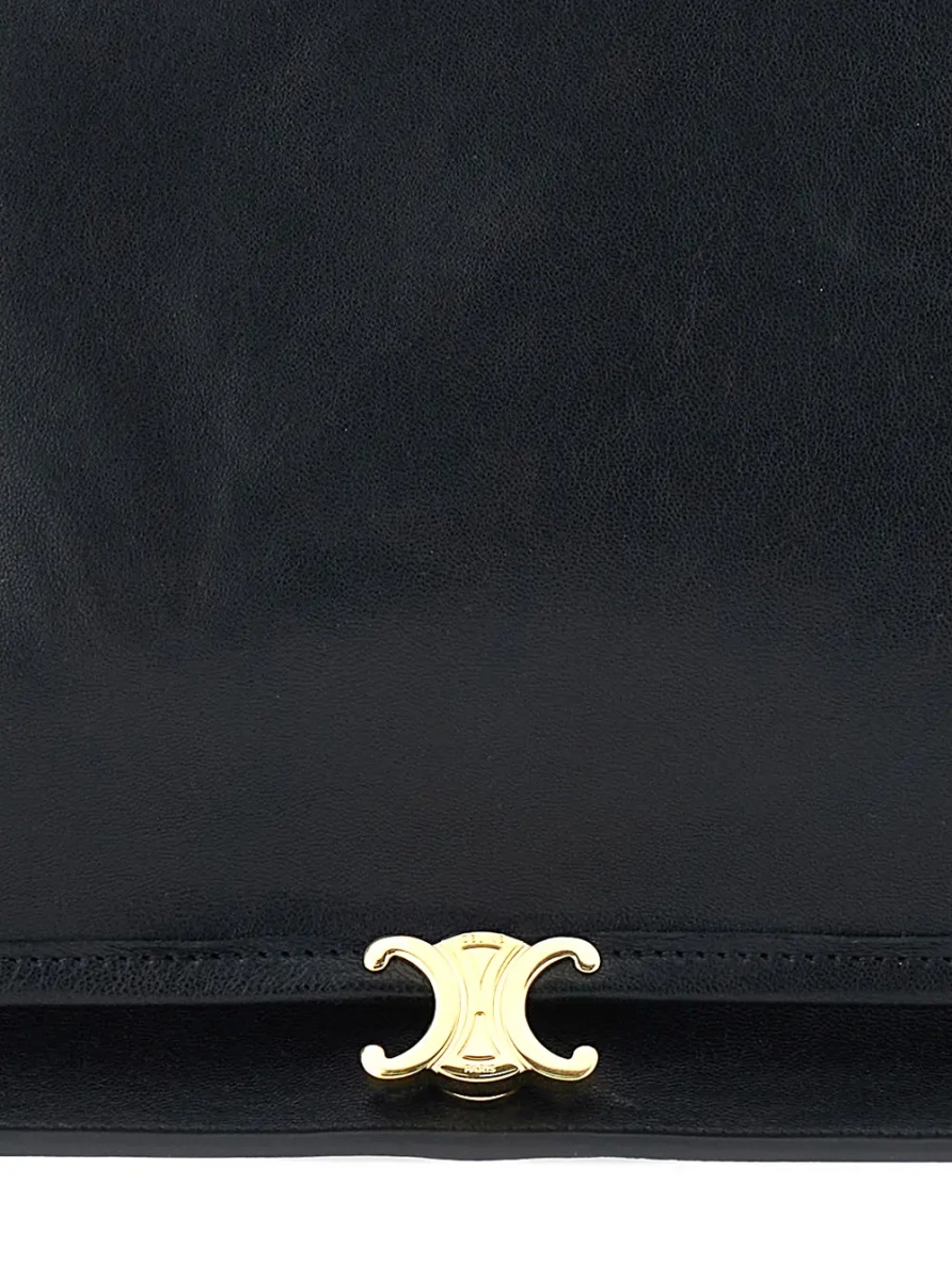 Geanta de umar Crossbody bag 'Besace Companion' with Triomphe Plate Closure and Adjustable and Removable Black Leather Strap for Women - Img 3