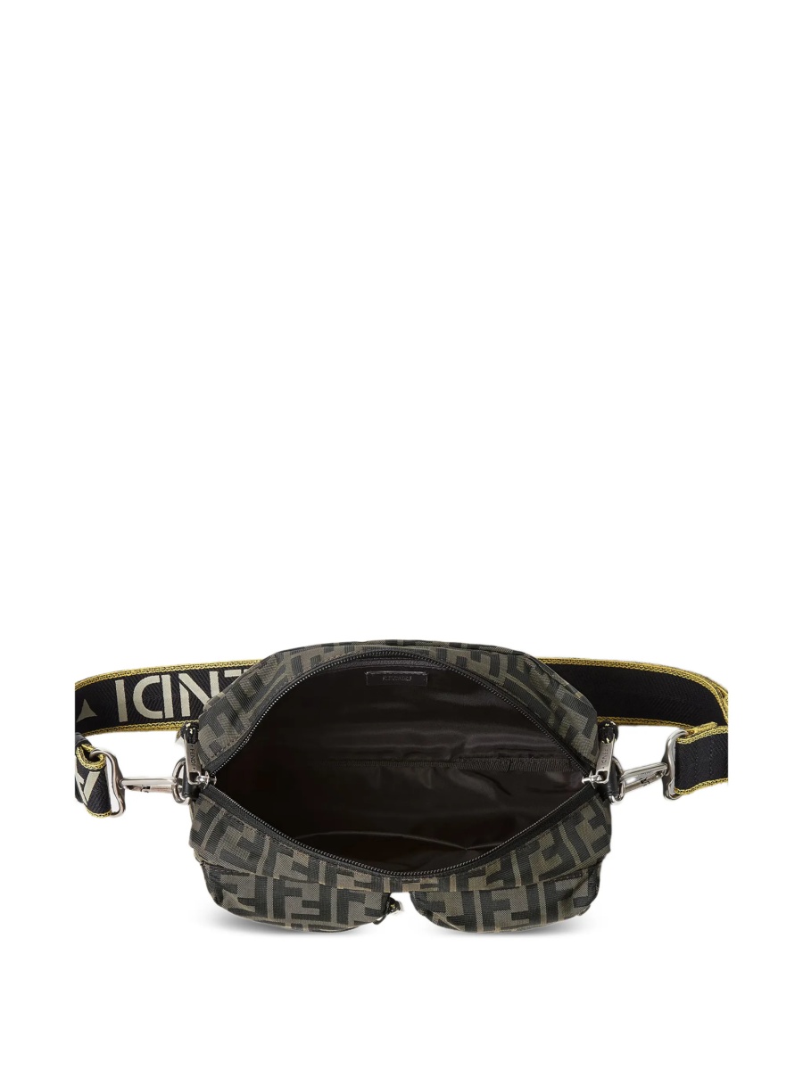 Geanta de umar Fendi maro din polyester - Img 4