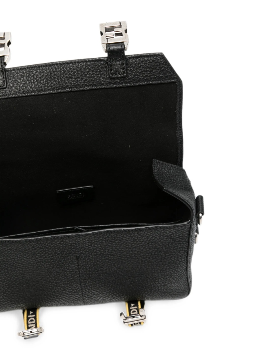 Geanta de umar Fendi neagra din piele - Img 5