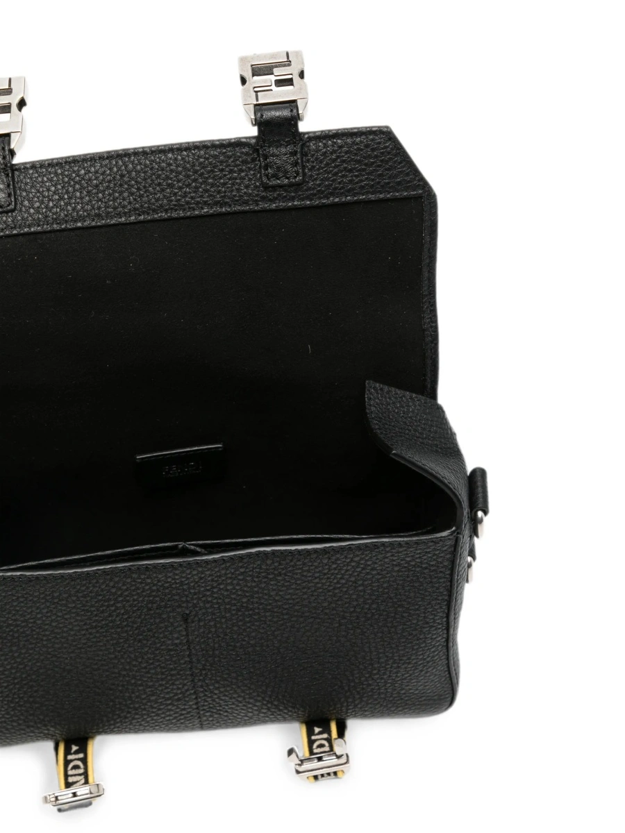 Geanta de umar Fendi neagra din piele - Img 5