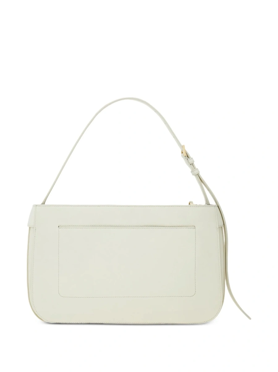 Geanta de umar Ferragamo neutra din piele - Img 4