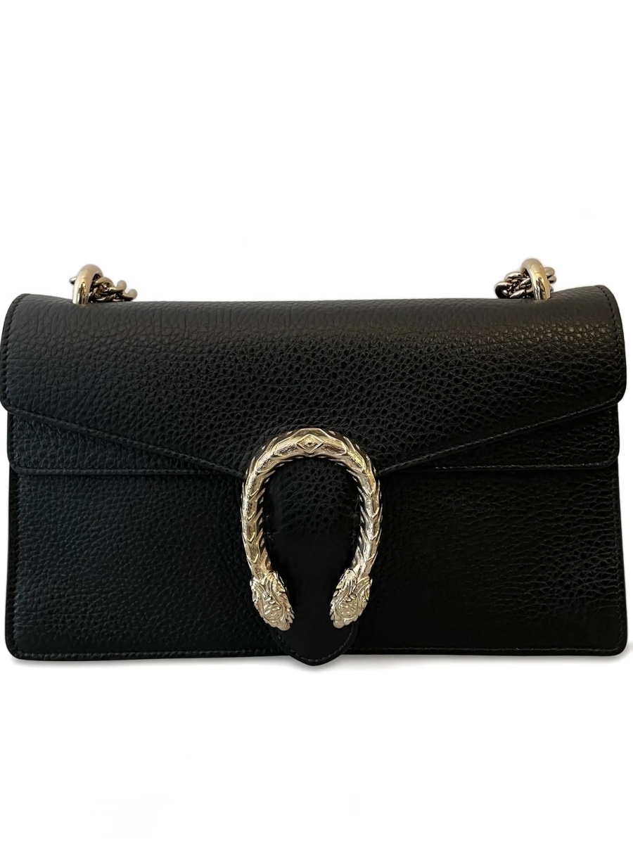 Geanta de umar Gucci Horsebit neagra - Img 2