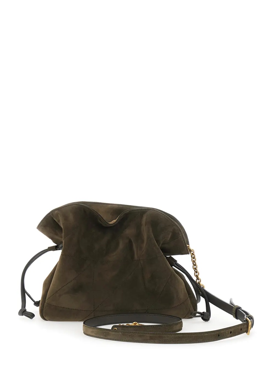 Geanta de umar 'Jamie' brown Crossbody bag with Cassandre and suede chain strap in leather Women - Img 2