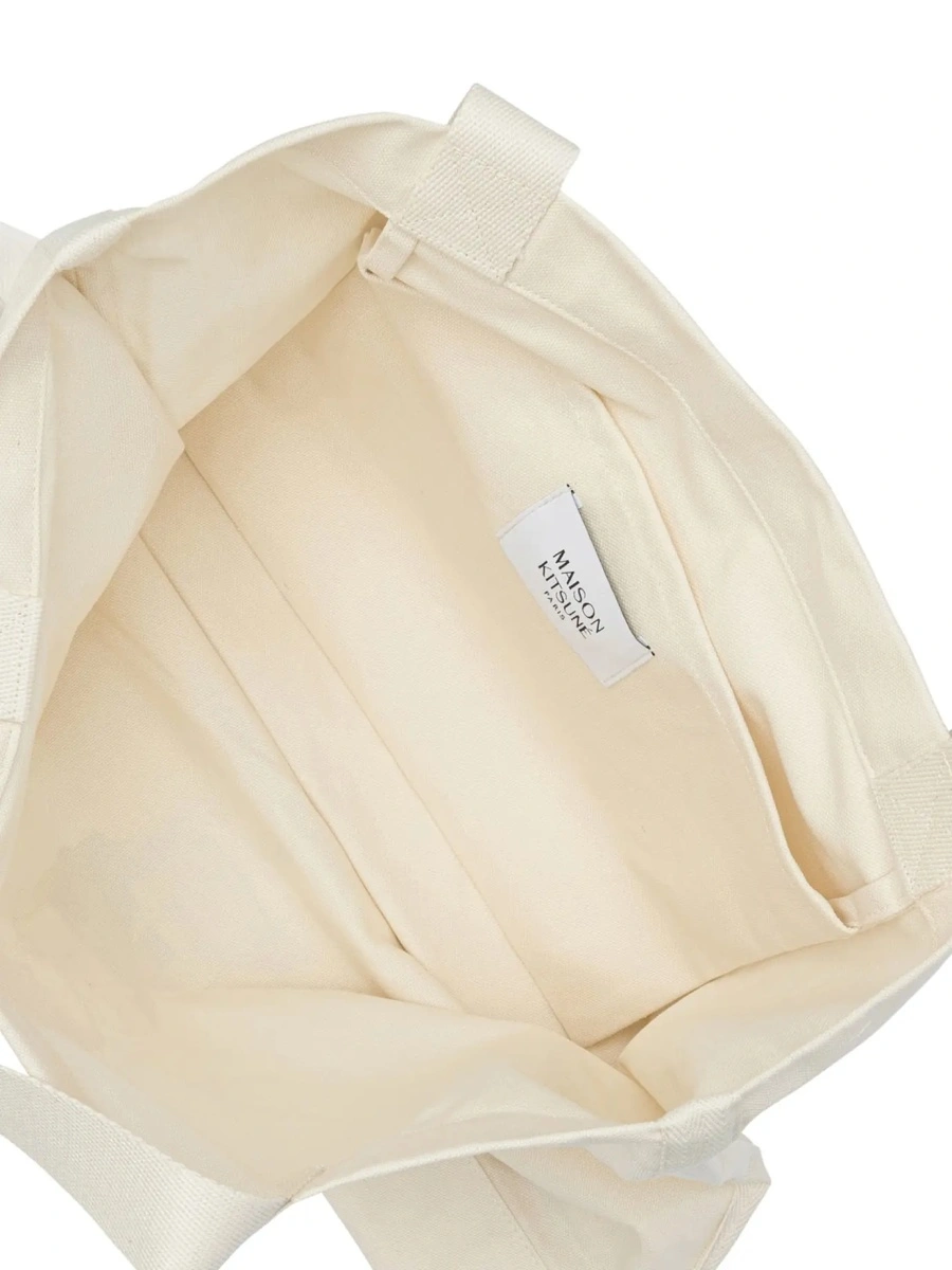 Geanta de umar MAISON KITSUNÉ "Dressed Fox" large shoulder bag - Img 4