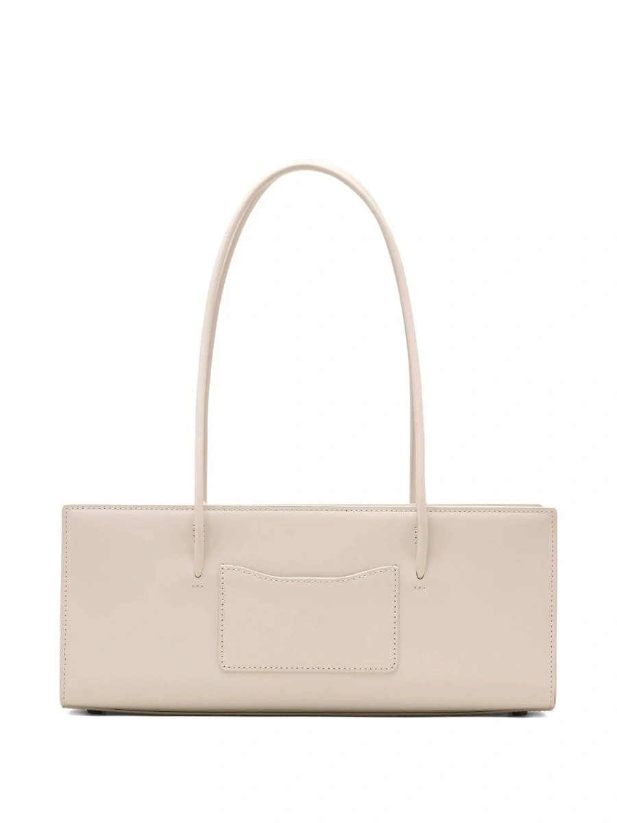 Geanta de umar Marc Jacobs alba din piele - Img 5